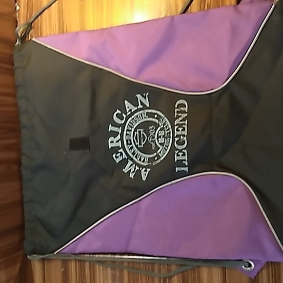 Harley Davidson black purple ? backpack motorcycle ? purse main image 4